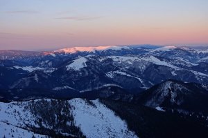 Veľká Fatra v ružovom