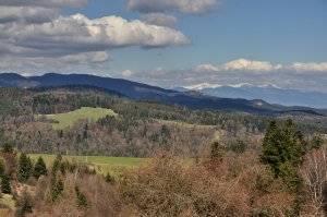 Krivánska Fatra spod Vyšehradu