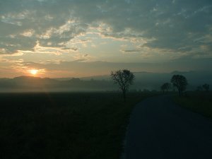 Slniečko vychádza.