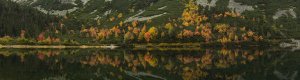 Popradské pleso prichystané na jeseň