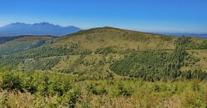 hrebenom Levočských vrchov
