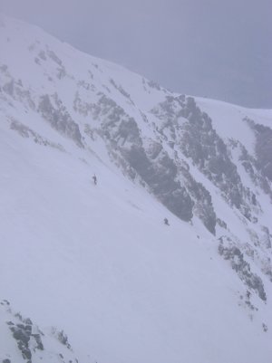 Skialpinisti pod Chopkom