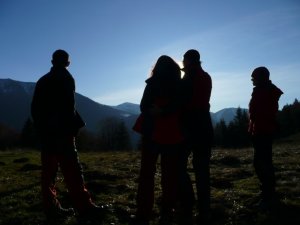 Novembrové popoludnie v sedle Vrch Podžiar