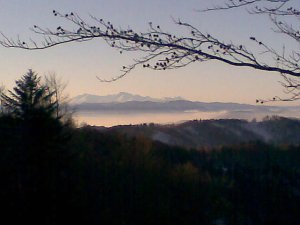 Čergov-pohľad na Vysoké tatry