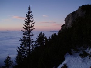 Podvecerny zostup z Maleho Rozsutca
