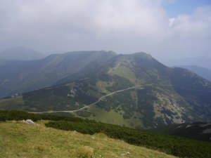 Pohľad z Veľkého Kriváňa na Chleb