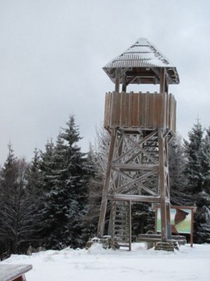 Ztracenec (Stratenec) 1055 m n.m-rozhledna