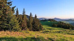 Podvečer na Smrekovici.